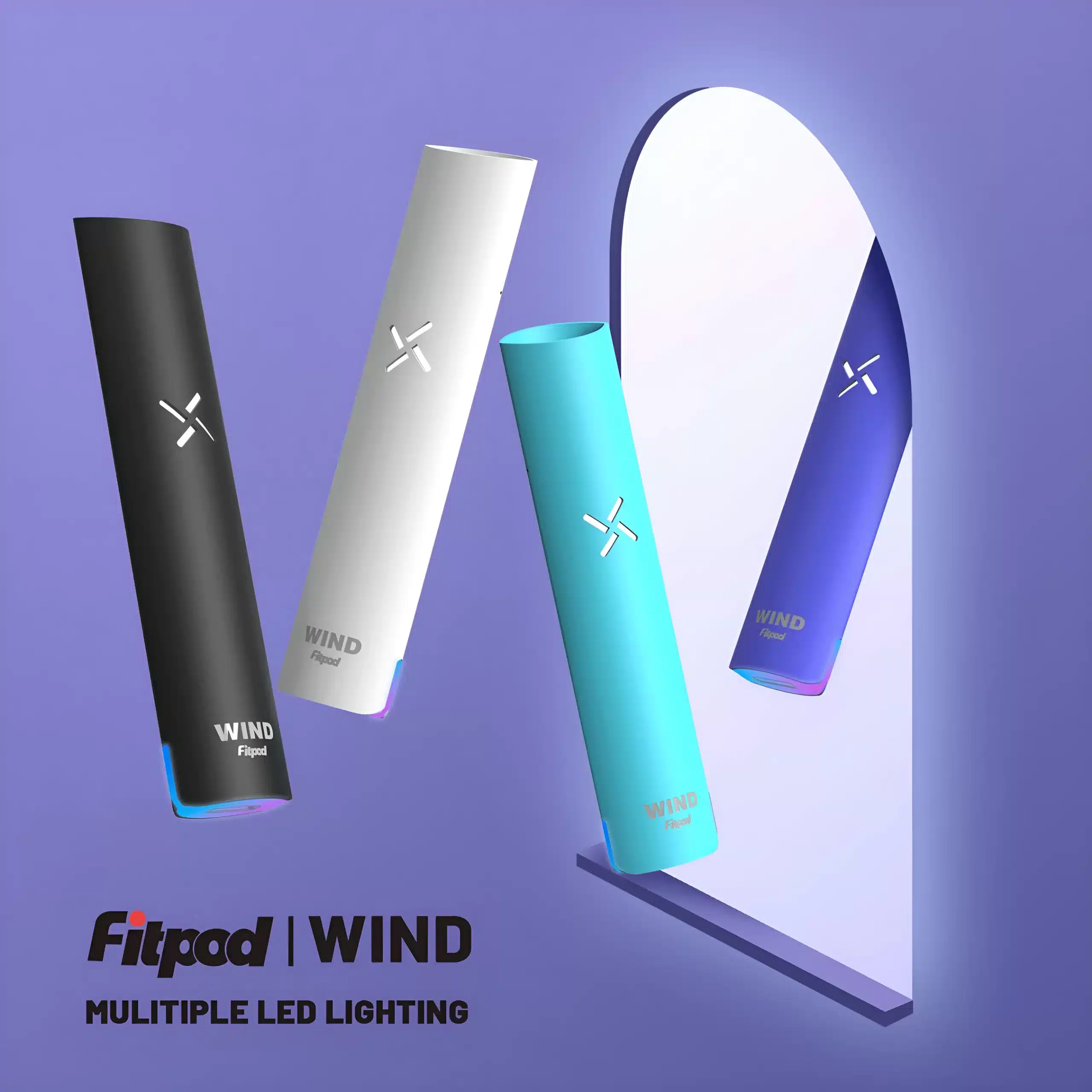 Fitpod Wind 氣流調節煙桿｜四檔霧化模式｜適配RELX一代·SP2·LANA｜7-11到付